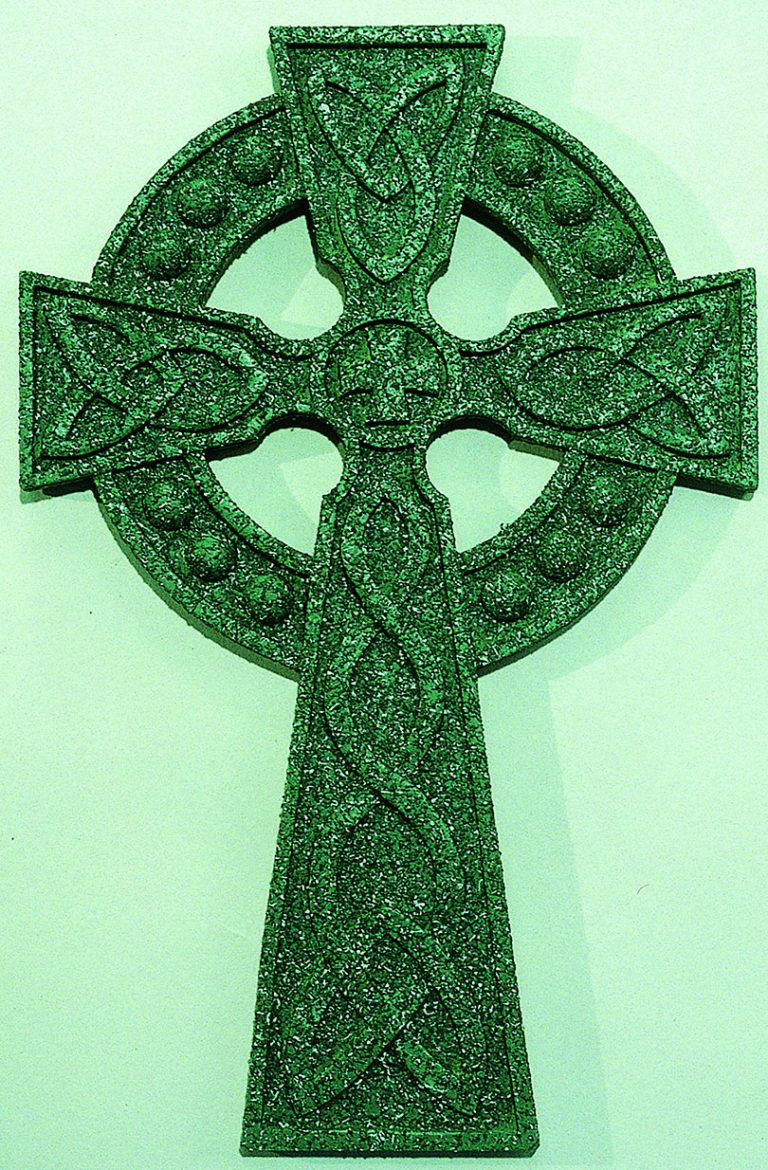 Textured and Overlaid Celtic Cross