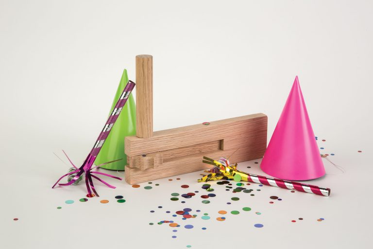 Wooden Ratchet Noisemaker