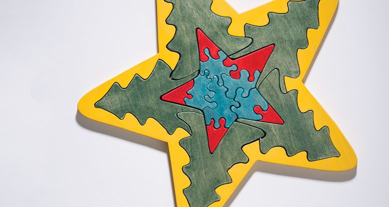 Star Puzzle Pattern