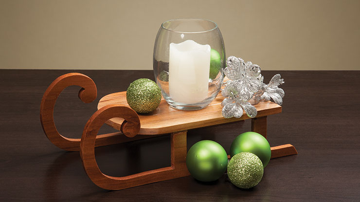Sleigh Centerpiece
