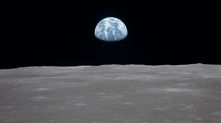 Judy Gale Roberts’ Moon Landing Intarsia