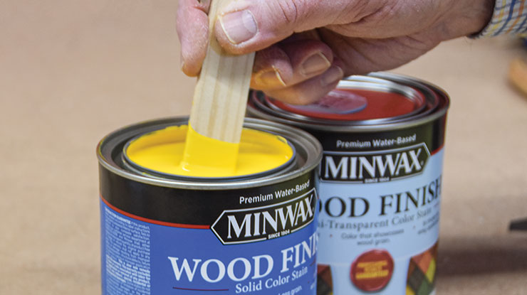 Adding Color to Bland Woods