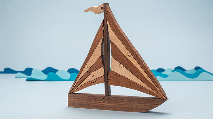 Sailboat Puzzle - Scroll Saw Woodworking & Crafts