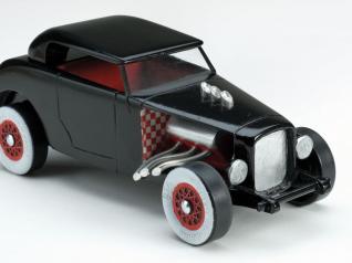 Customize your Pinewood Derby car with a variety of options